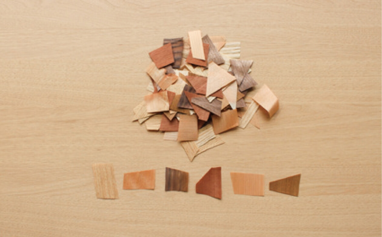 チップボードに加工